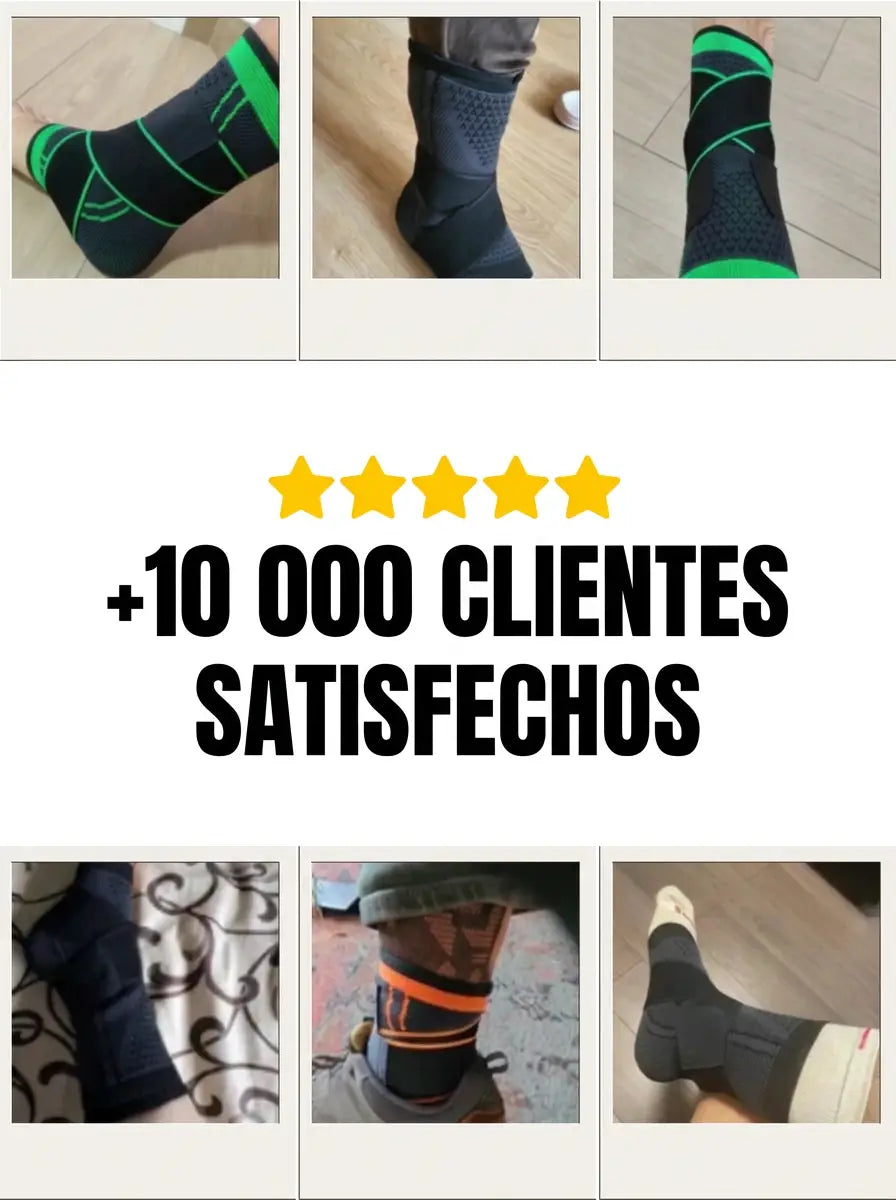 Manguito de Compresión para Fascitis Plantar — Soporte Biomecánico de 7 Zonas