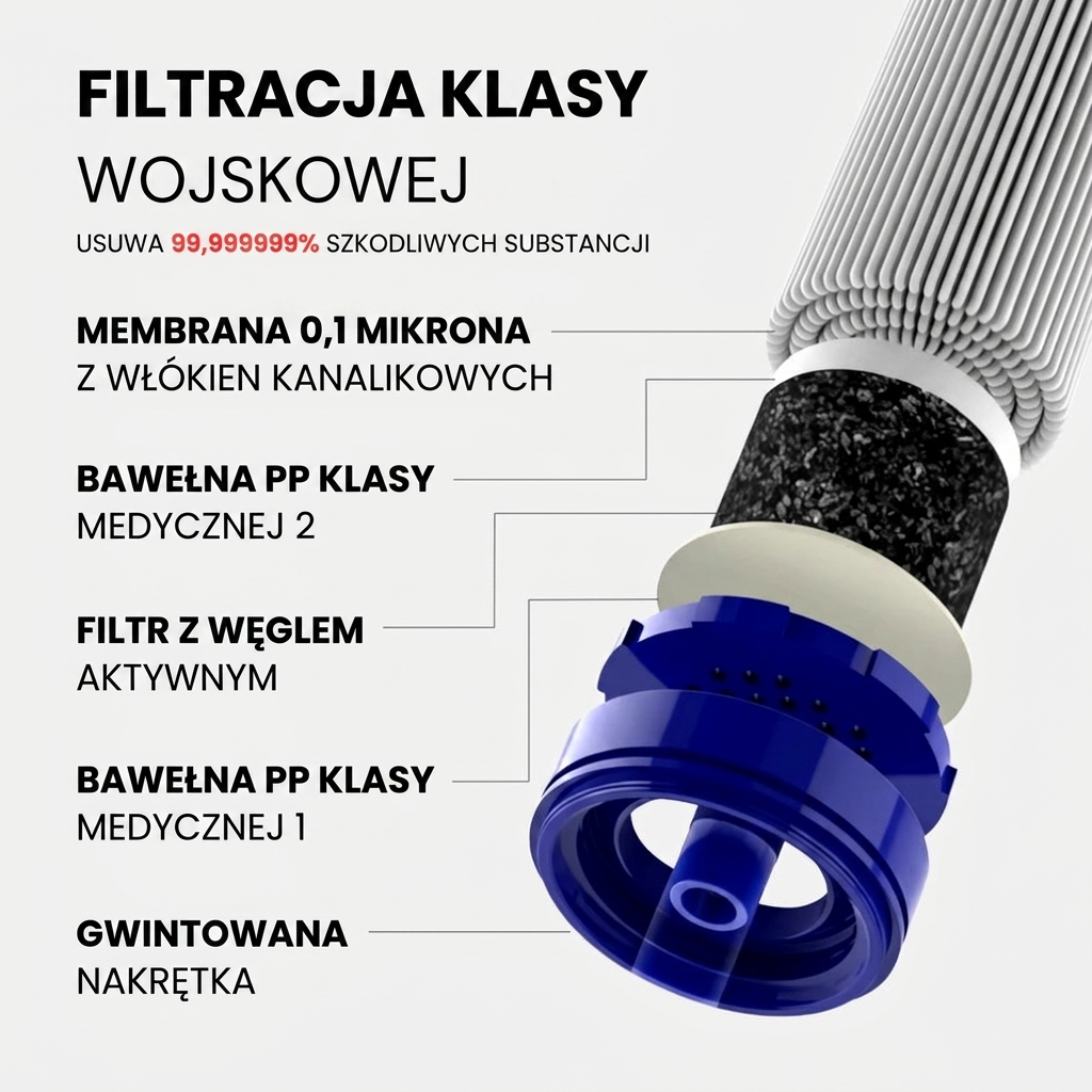 HYDRA-X1 — Awaryjny filtr do wody (1500 l)