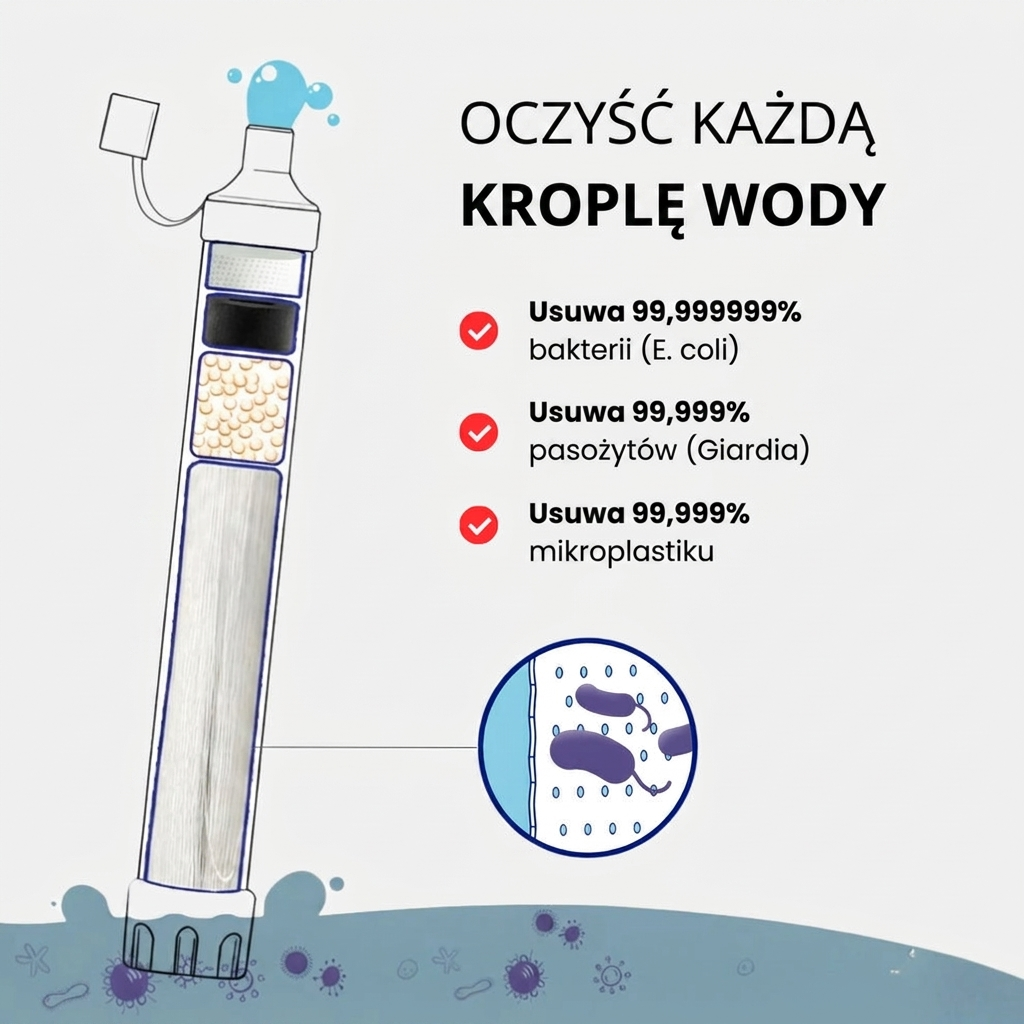 HYDRA-X1 — Awaryjny filtr do wody (1500 l)