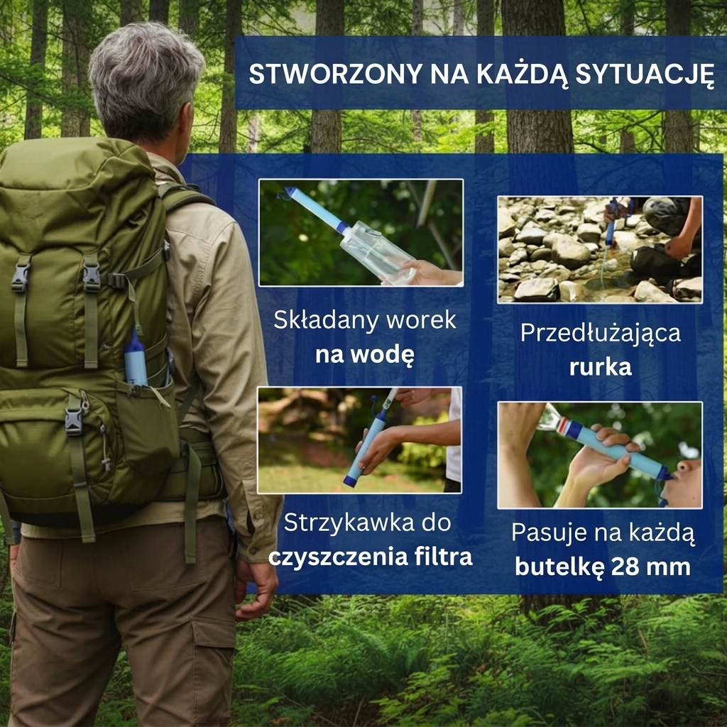HYDRA-X1 — Awaryjny filtr do wody (1500 l)